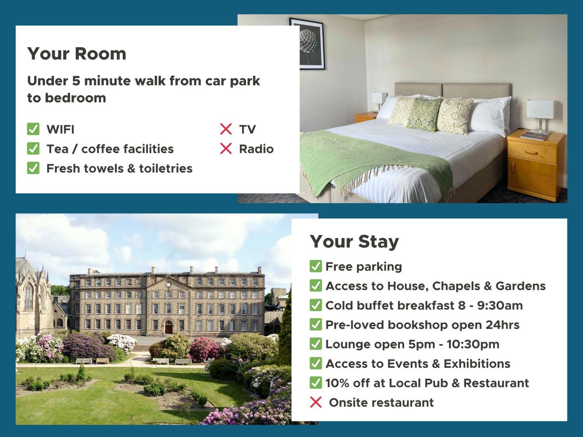 Ushaw Historic House, Chapels & Gardens Bed & Breakfast Durham Eksteriør bilde